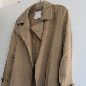 Mango Classic Camel Trench Coat